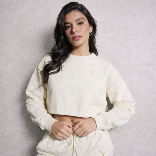 Vintage Lux Cropped Sweater